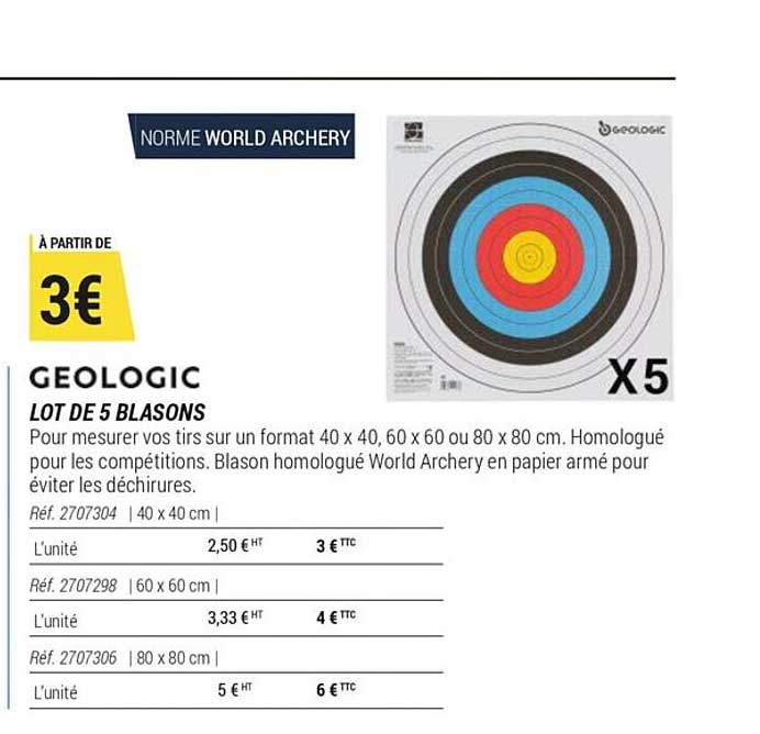 Lot De 5 Blasons Géologic