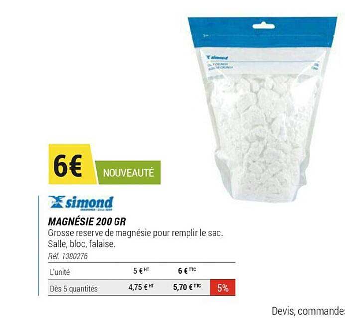 magnésie 200 gr simond