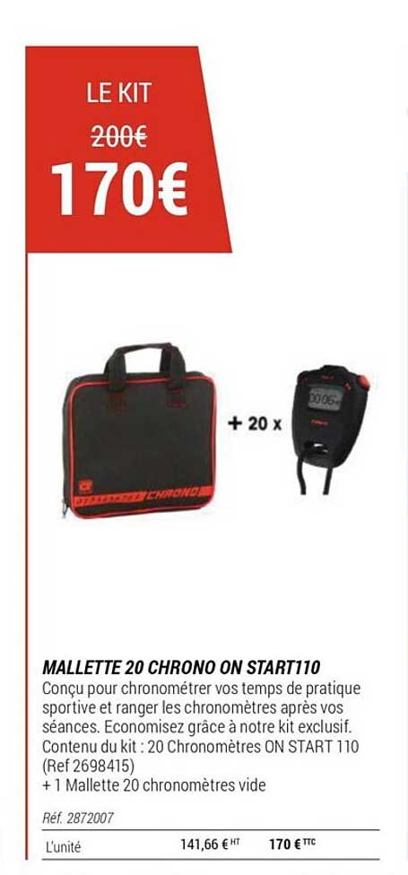 mallette 20 chrono on start 110
