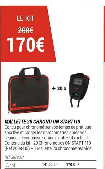 mallette 20 chrono on start110