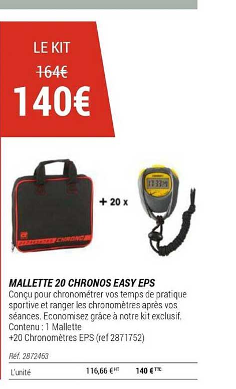 mallette 20 chronos easy eps