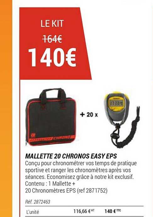 mallette 20 chronos easy eps