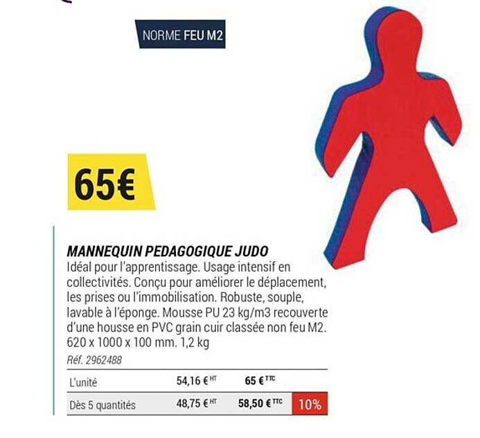 mannequin pédagogique judo