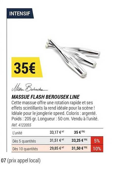 Massue Flash Berousek Line