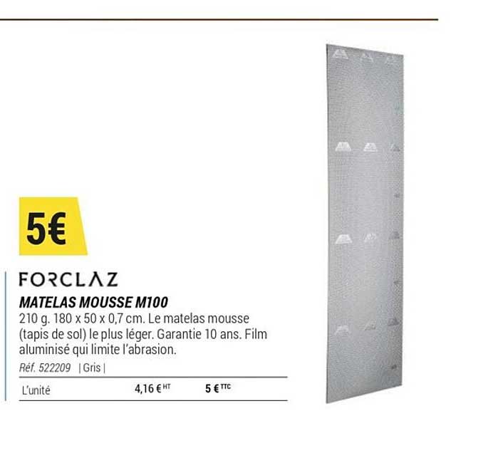 Matelas Mousse M100 Forclaz