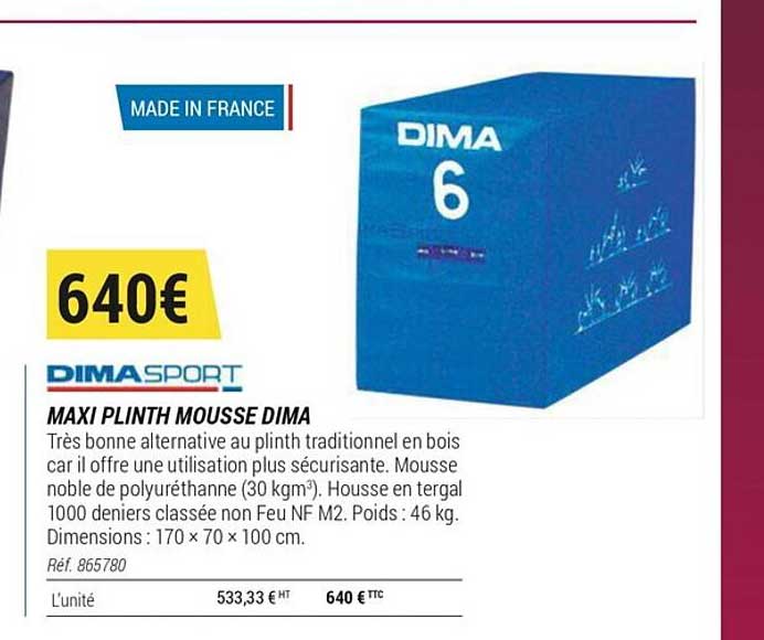 maxi plinth mousse dima