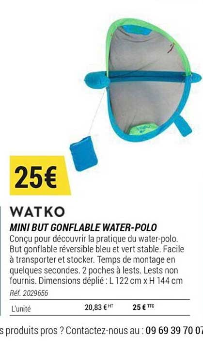mini but gonflable water-polo watko