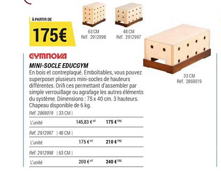 mini-socle educgym gymnova