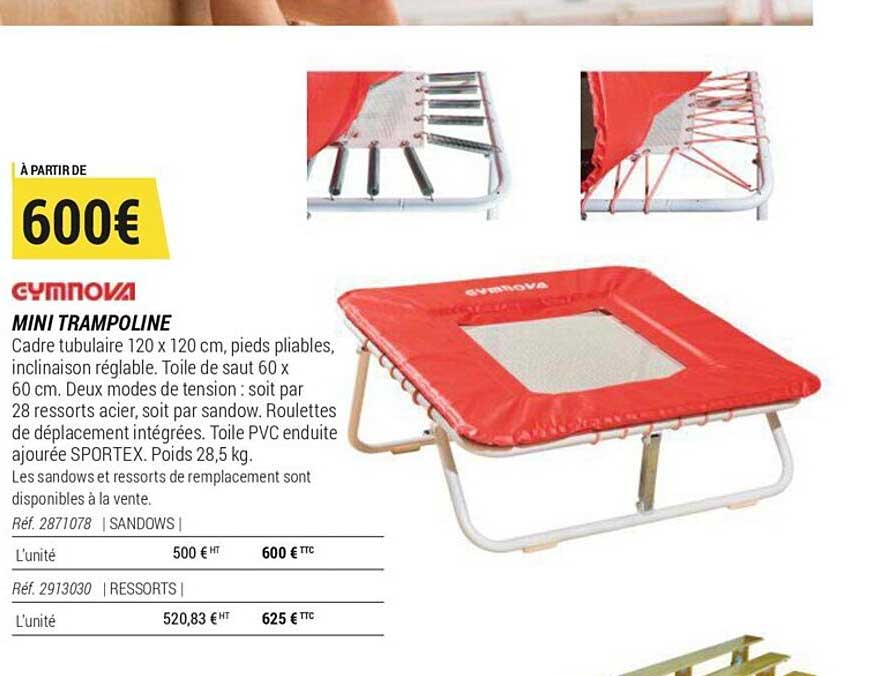 mini trampoline gymnova