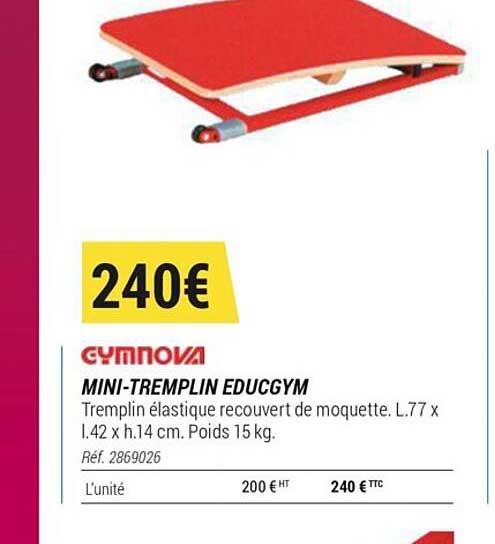 mini-tremplin educgym gymnova