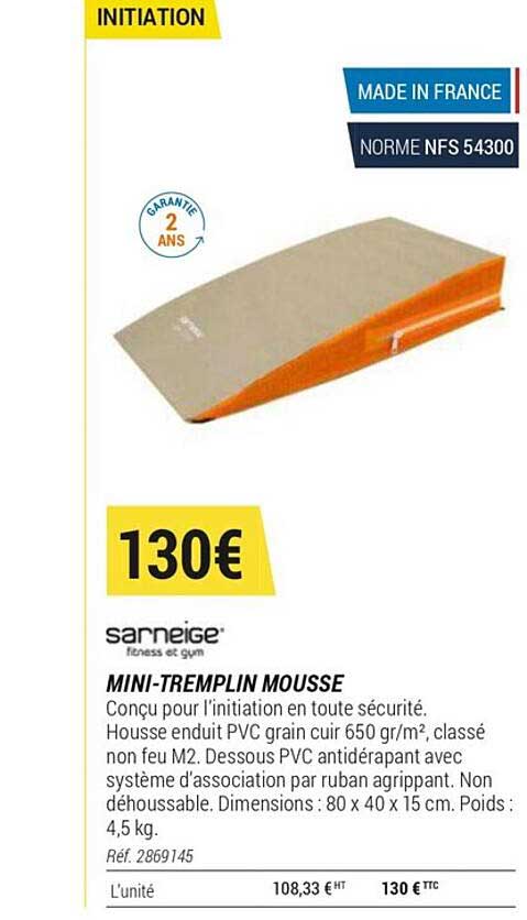 mini-tremplin mousse sarneige