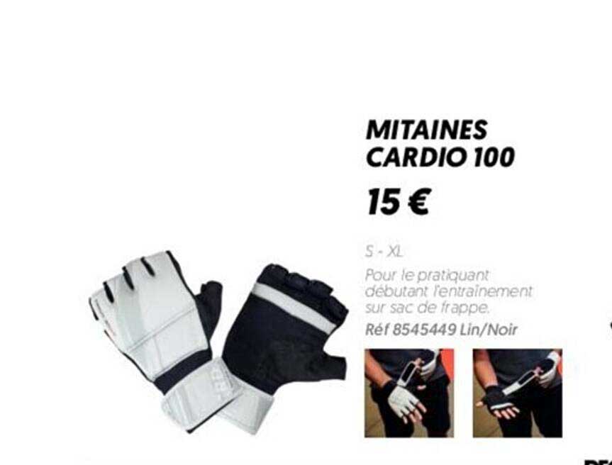 mitaines cardio 100
