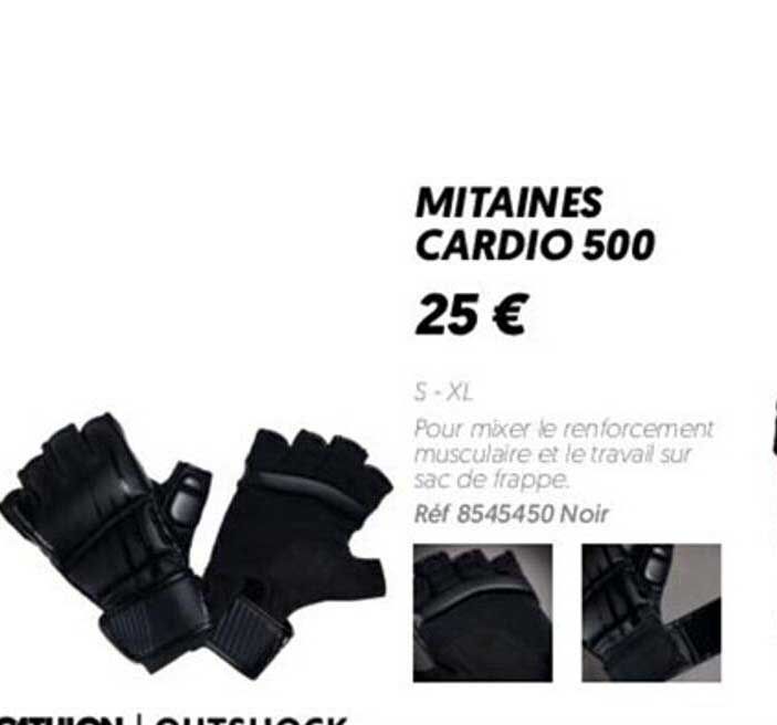mitaines cardio 500