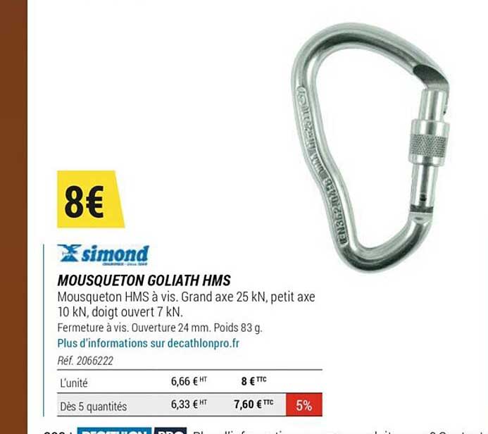 mousqueton goliath hms