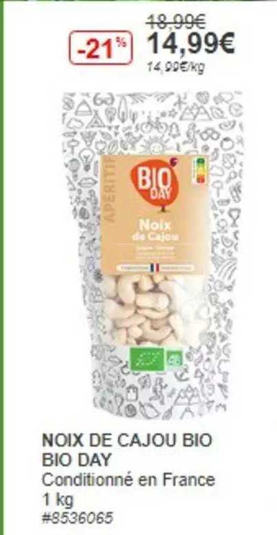 noix de cajou bio bio day