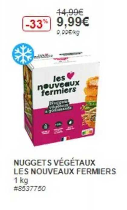 nuggets vegetaux les nouveaux fermiers