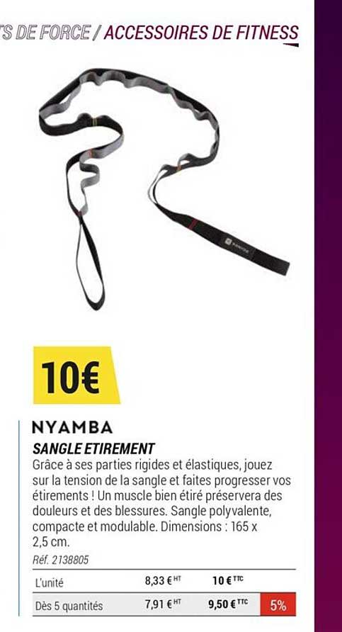 nyamba sangle étirement