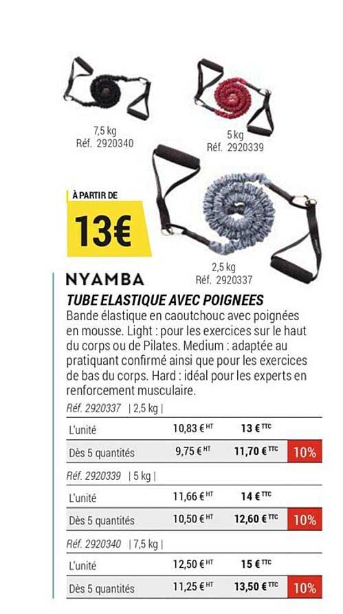 nyamba tube elastique avec poignees