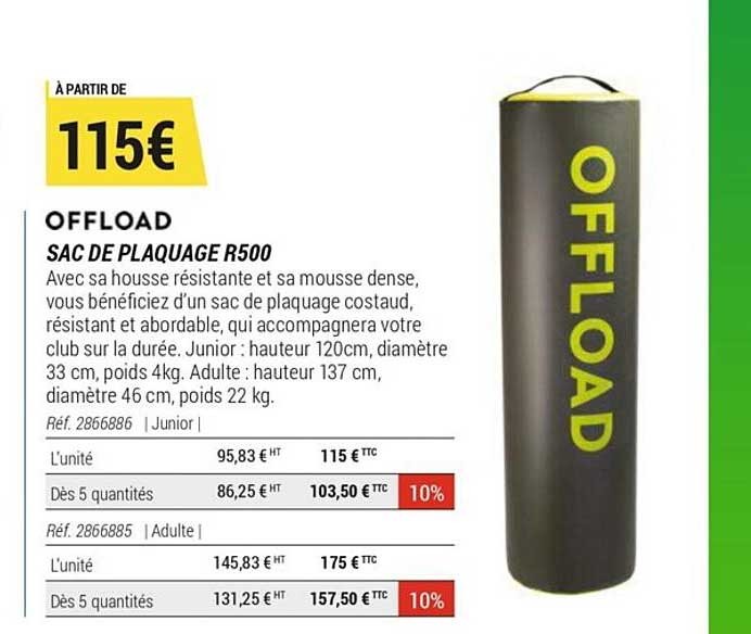Offload Sac De Plaquage R500