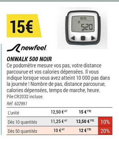 onwalk 500 noir newfeel