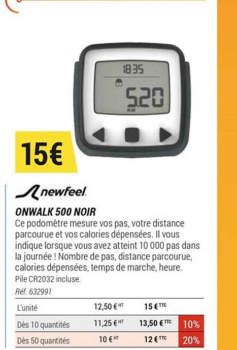 onwalk 500 noir newfeel
