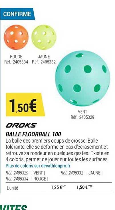 Oroks Balle Floorball 100