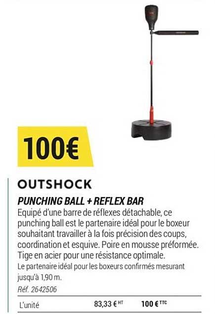 outshock punching ball + reflex bar