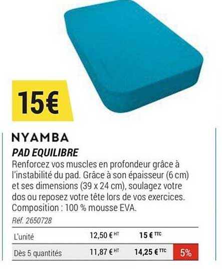 pad équilibre nyamba