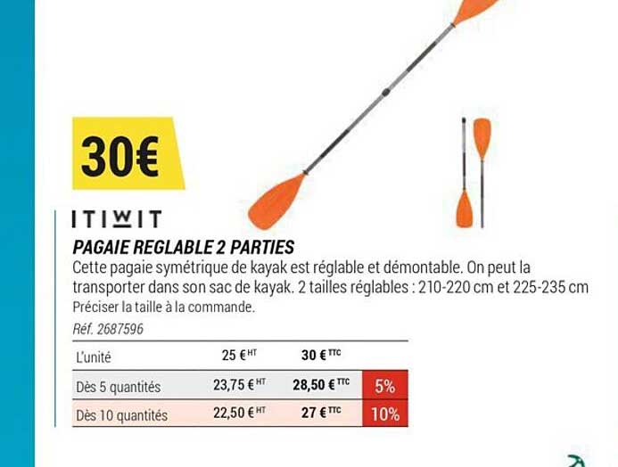 Pagae Reglable 2 Parties