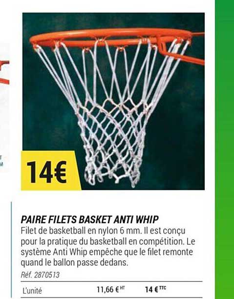 paire filets basket anti whip