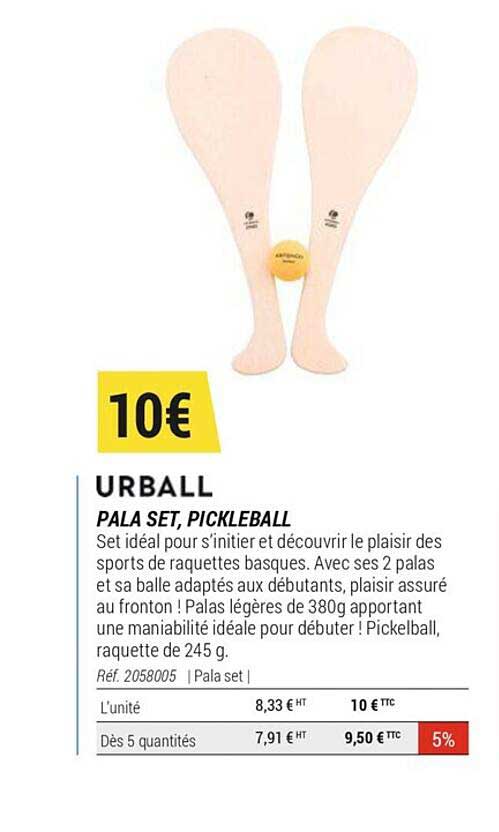 pala set, pickleball urball