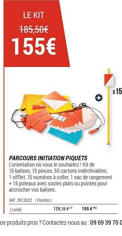 parcours initiation piquets