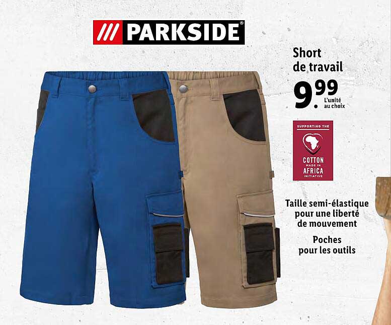 Parkside Short De Travail