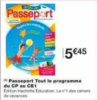 passeport tout le programme du cp au ce1