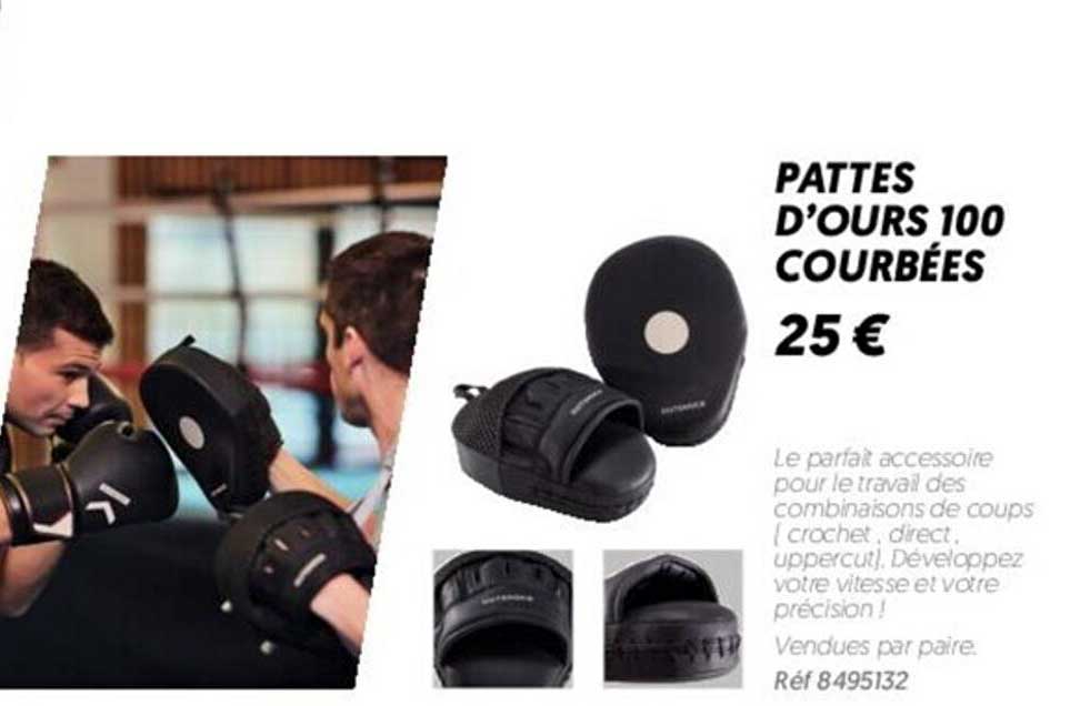 pattes d'ours 100 courbées