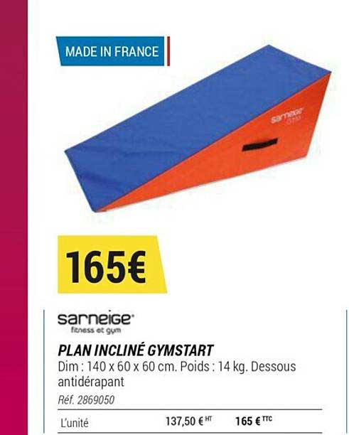 plan incliné gymstart sarneige