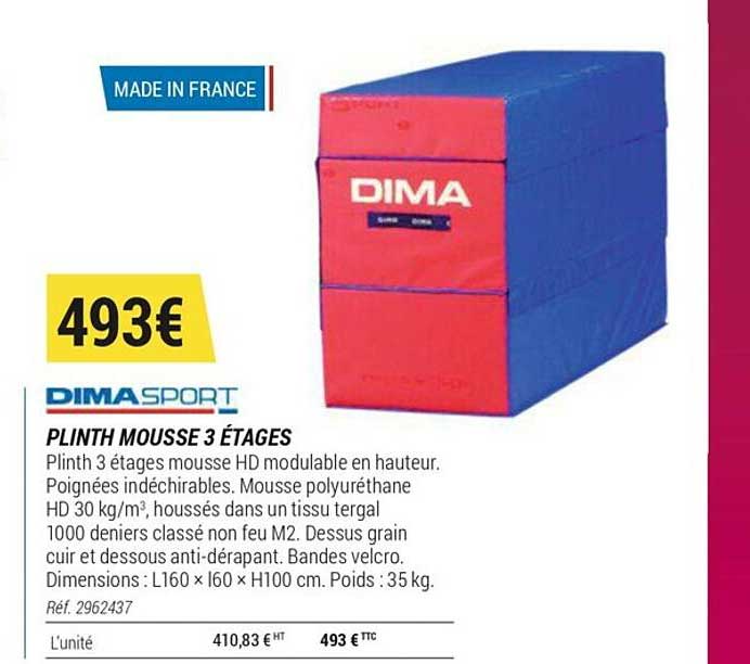 Plinth Mousse 3 étages