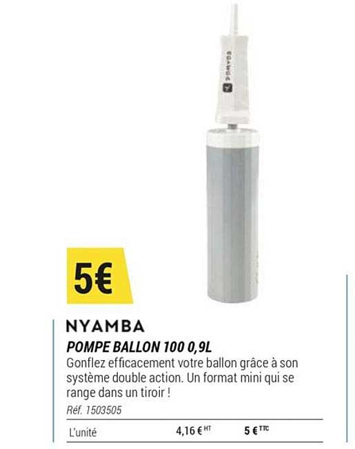 pompe ballon 100 0,9 l nyamba