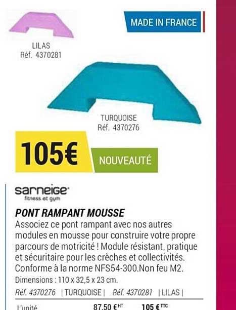pont rampant mousse sarneige