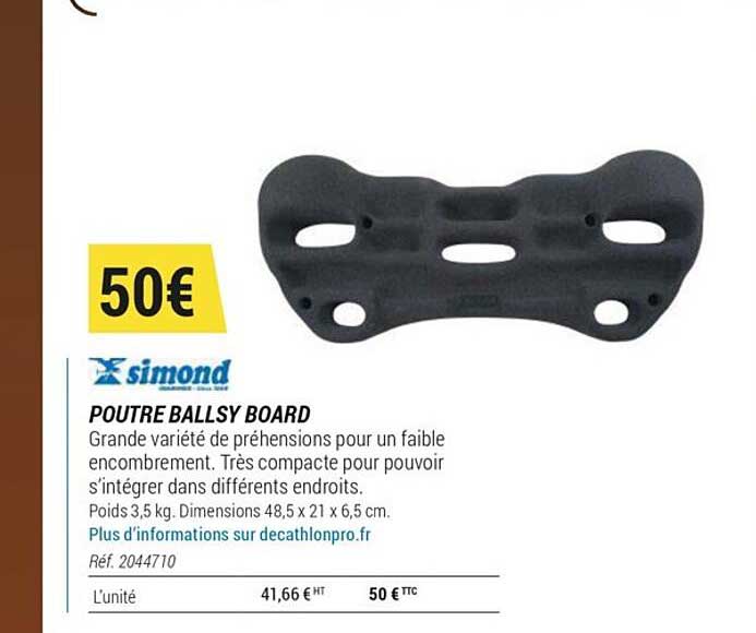 poutre ballsy board simond
