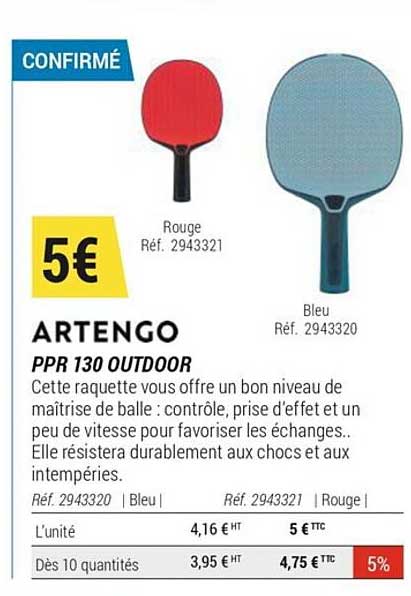 ppr 130 outdoor artengo