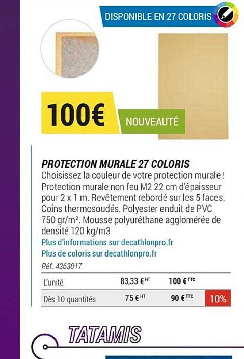 proection mural 27 coloris