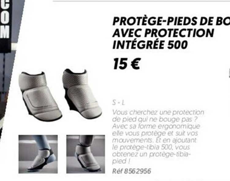 protège-pieds de box avec protection intégrée 500