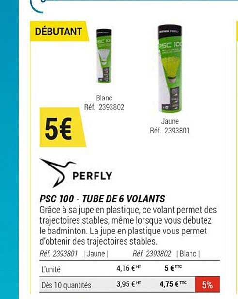 Psc 100 - Tube De 6 Volants Perfly