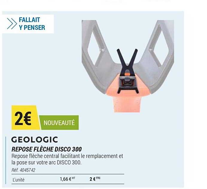 repose flèche disco 300 géologic