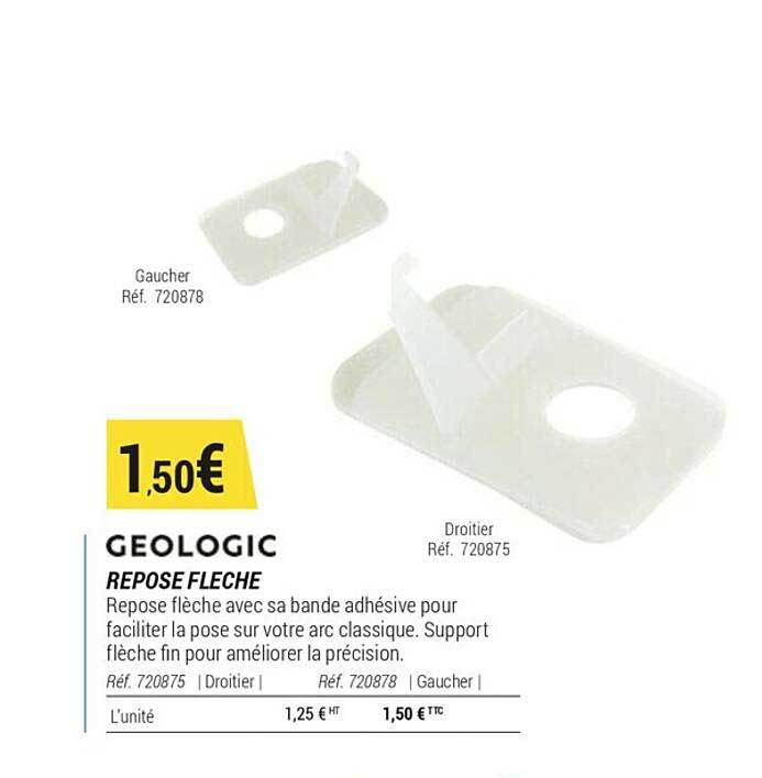 repose flèche géologic