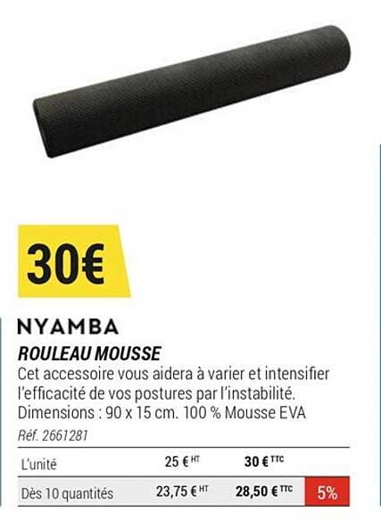 rouleau mousse nyamba