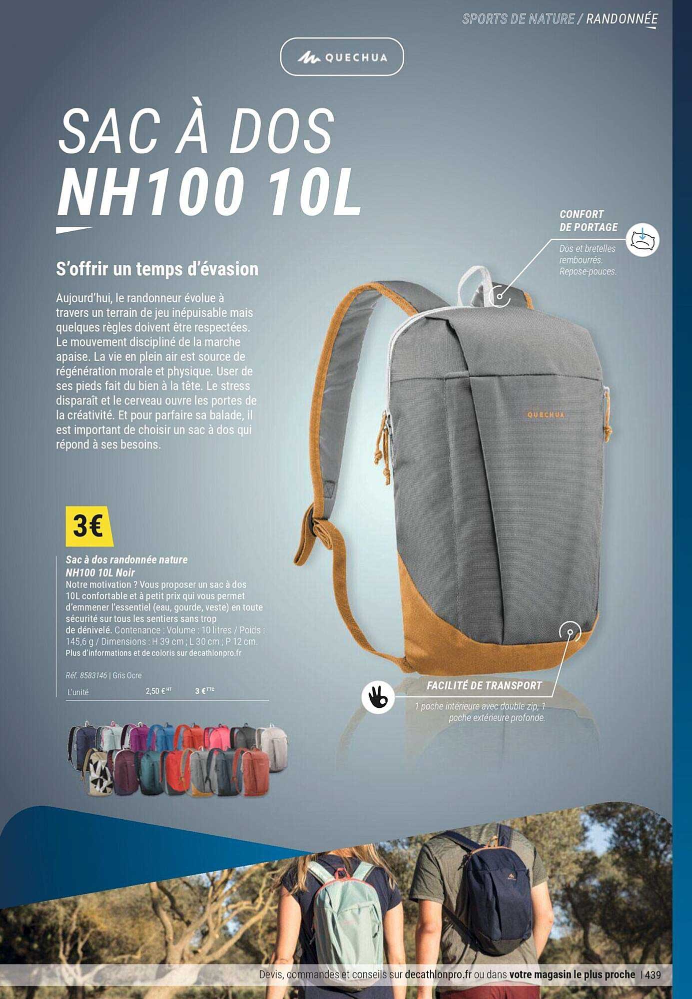 Sac à Dos Nh100 10l