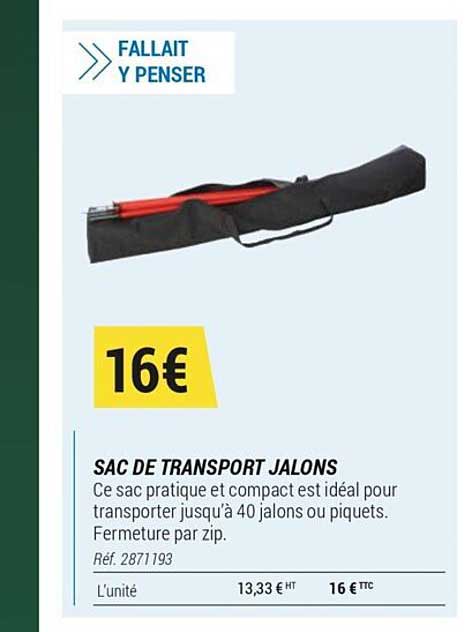 Sac De Transport Jalons