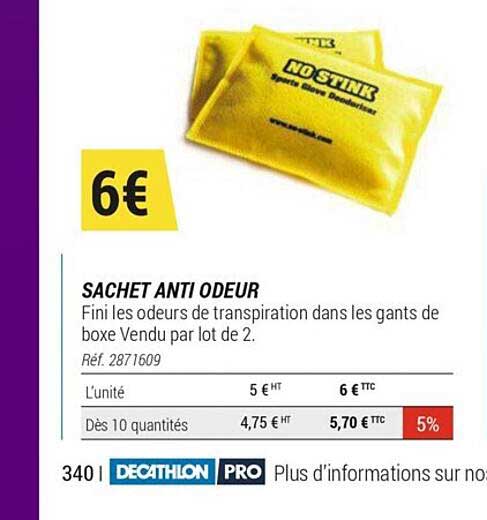 sachet anti odeur